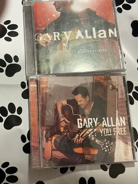 Autographed Gary Allen Cd Set You Free